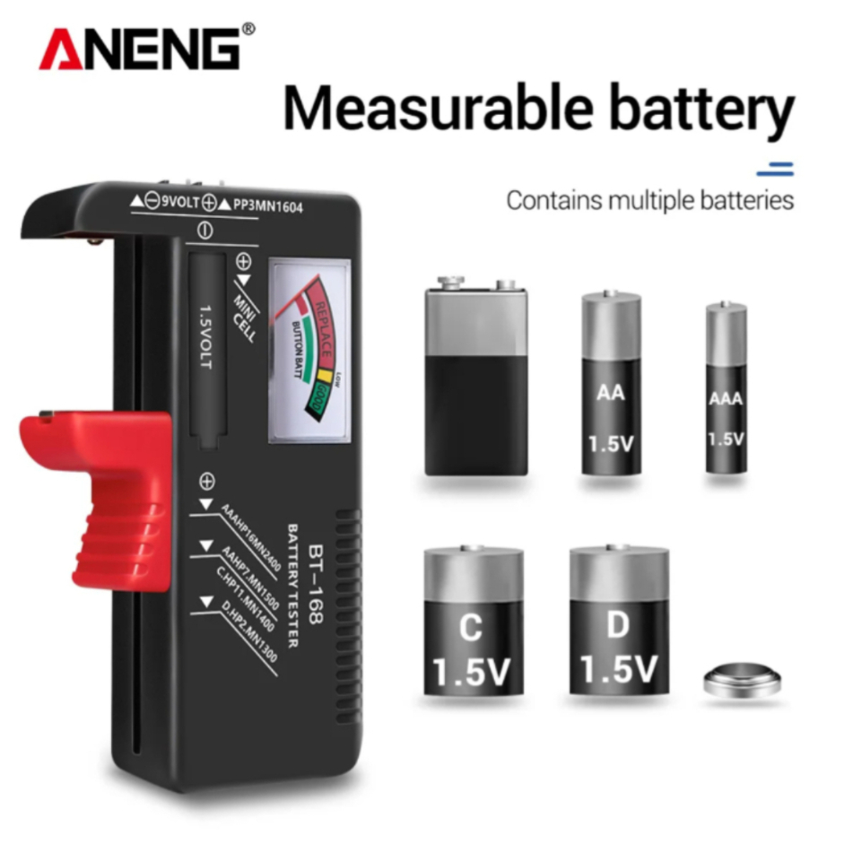Diy Electronics Test Equipment - ANENG BT-168/ BT-168D Digital Battery Capacity