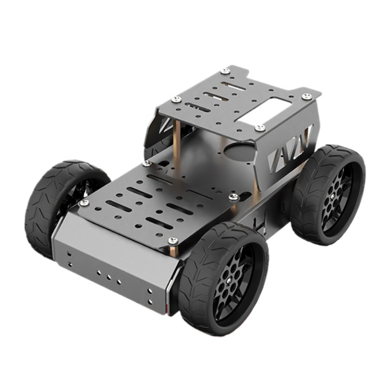 Diy Kit Elektronik - Four-wheeled Electric Cart Aluminum Frame Smart