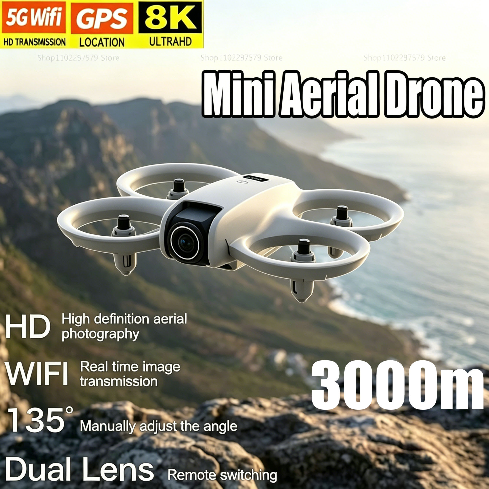 Diy Drone Electronics Kit - Mini Drone with 8K HD Camera