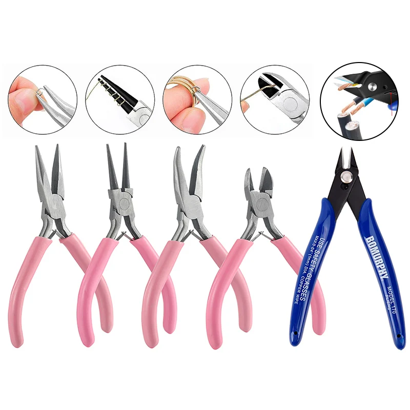 Diy Electronics For Beginners - 170 Electronic Diagonal Pliers Kit Carbon