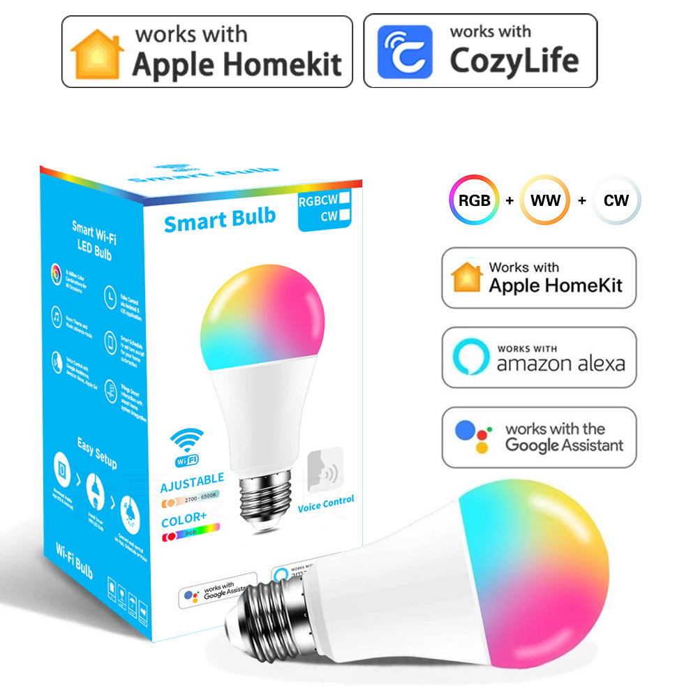 Diy Home Electronics - 9W WiFi Homekit Light Lamp E27