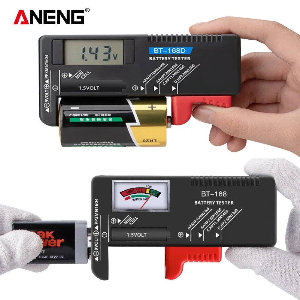 Diy Electronics Test Equipment - Battery Tester ANENG BT-168/ BT-168D Digital