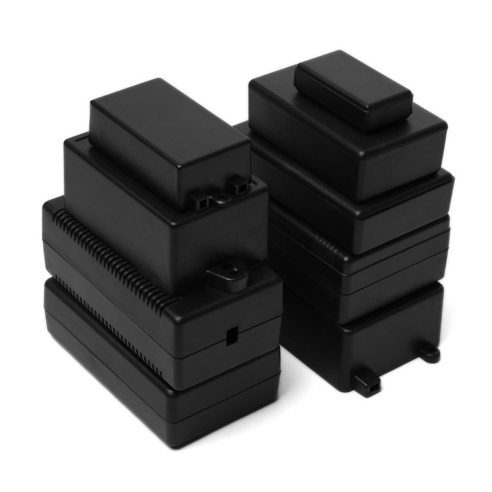 Diy Electronics Box - 1pc Black Plastic Waterproof DIY Housing