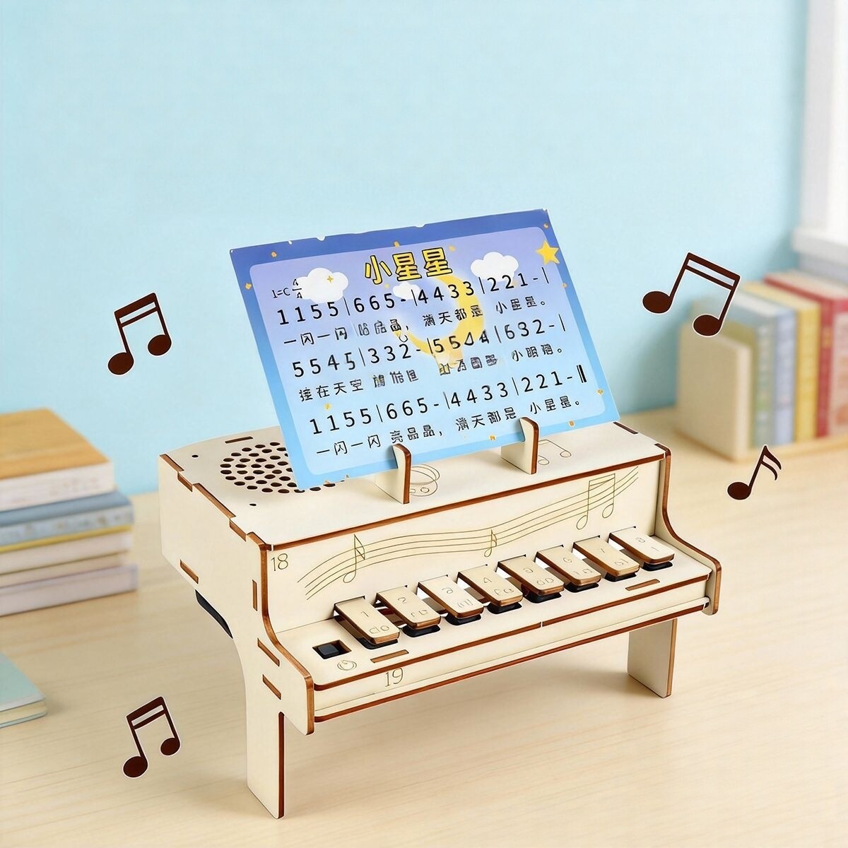 Diy Home Electronics - DIY Wooden Electronic Piano Model STEM
