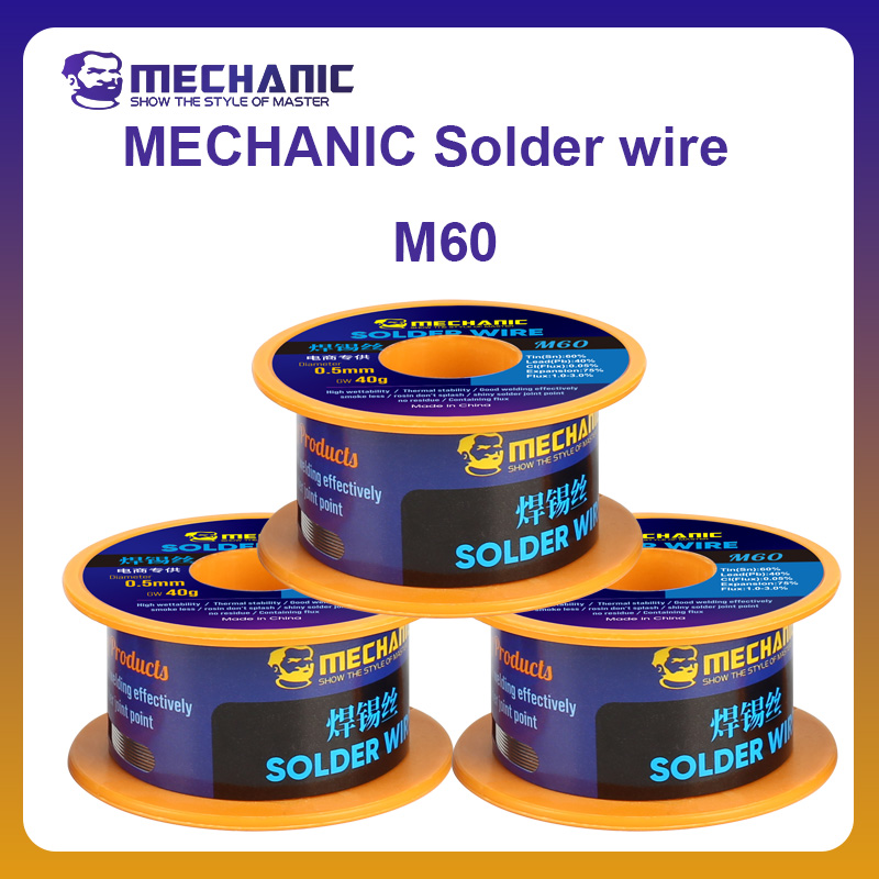 Diy Electronics Flux - MECHINC OFFICIAL Solder Wire M60 40g