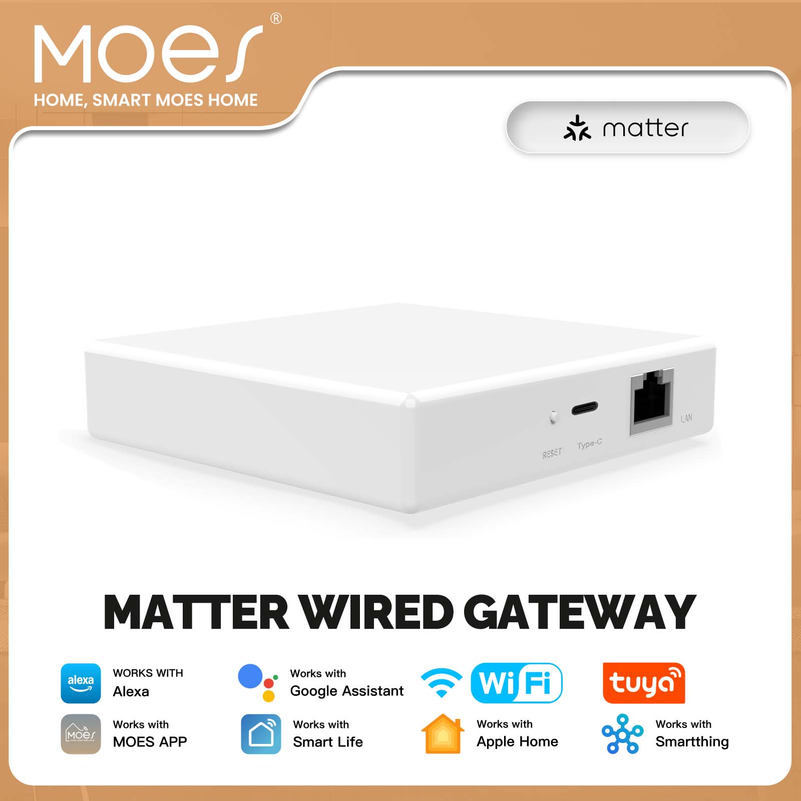 Diy Home Electronics - MOES Tuya ZigBee Matter Thread Gateway