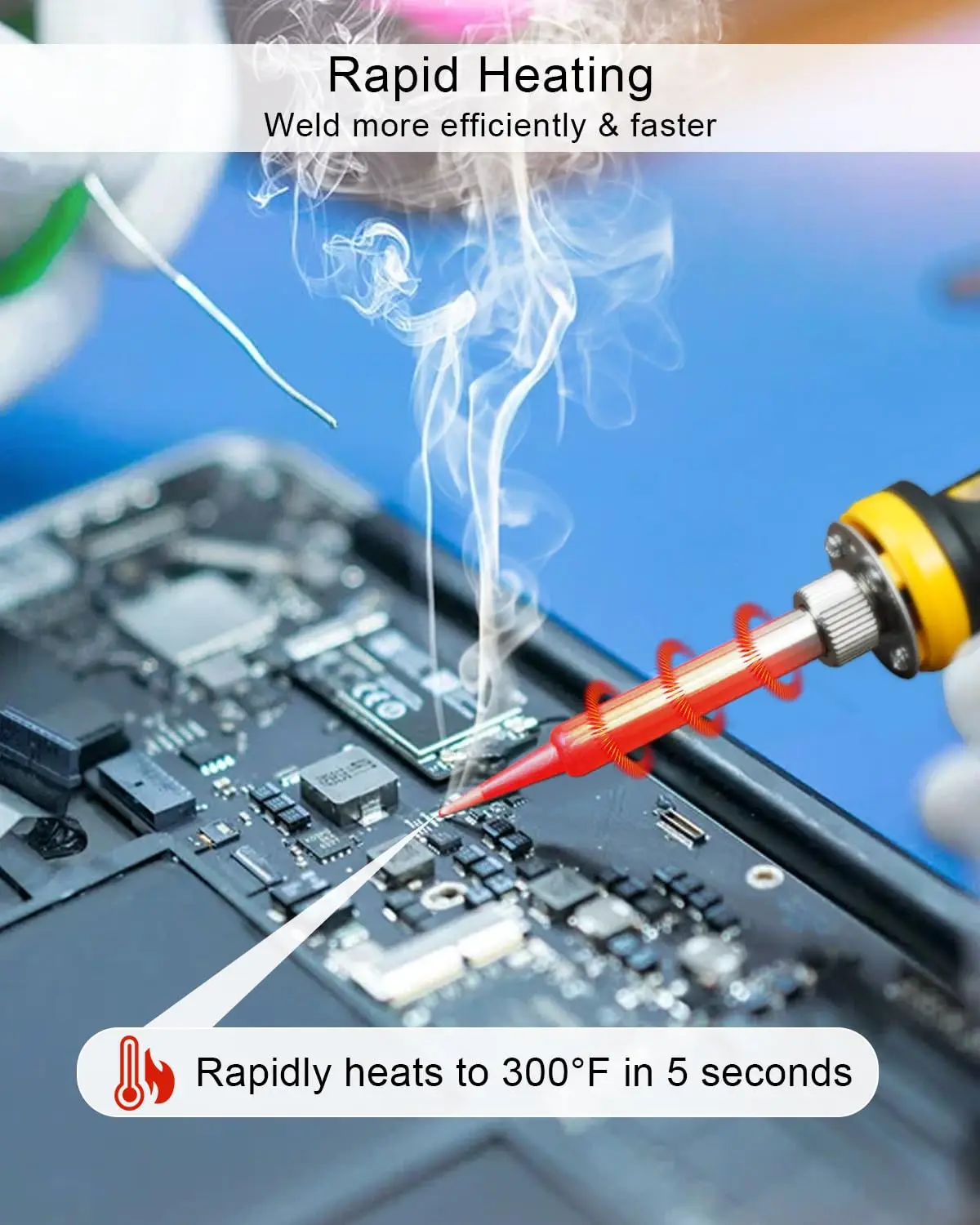 Portable Soldering Iron Kit Co - огляд і ціна Diy Kit Elektronik