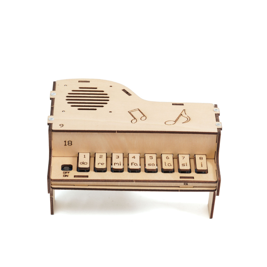 DIY Wooden Electronic Piano Mo - огляд і ціна Diy Electronics For Kids