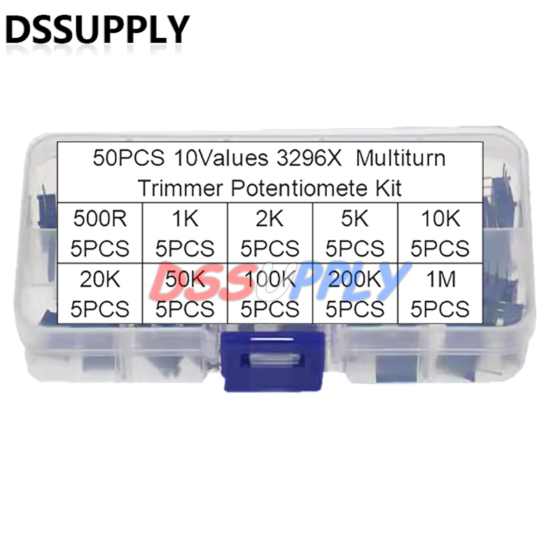 50PCS 3296 3296X Multiturn Tri - огляд і ціна Diy Electronics For Beginners