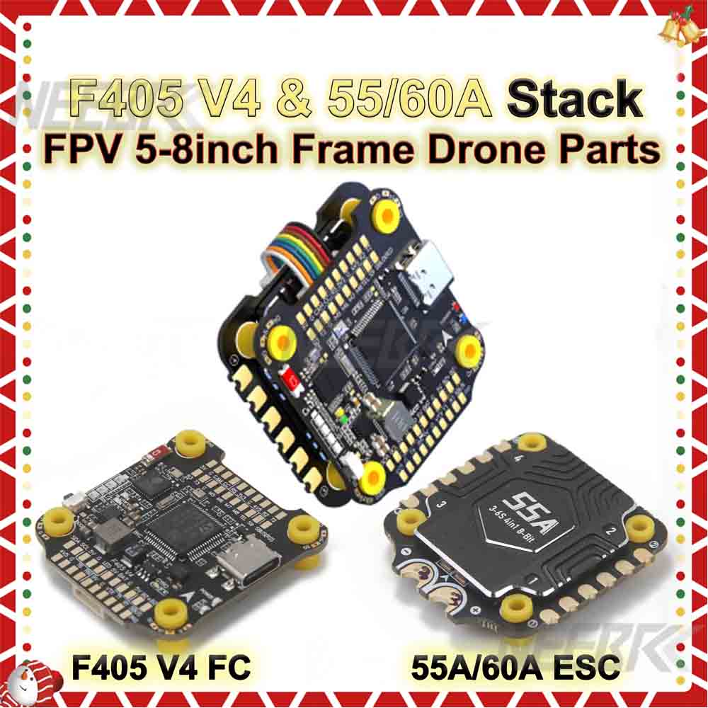 F405 V4 F4 Stack Flight Contro - огляд і ціна Diy Drone Electronics Kit