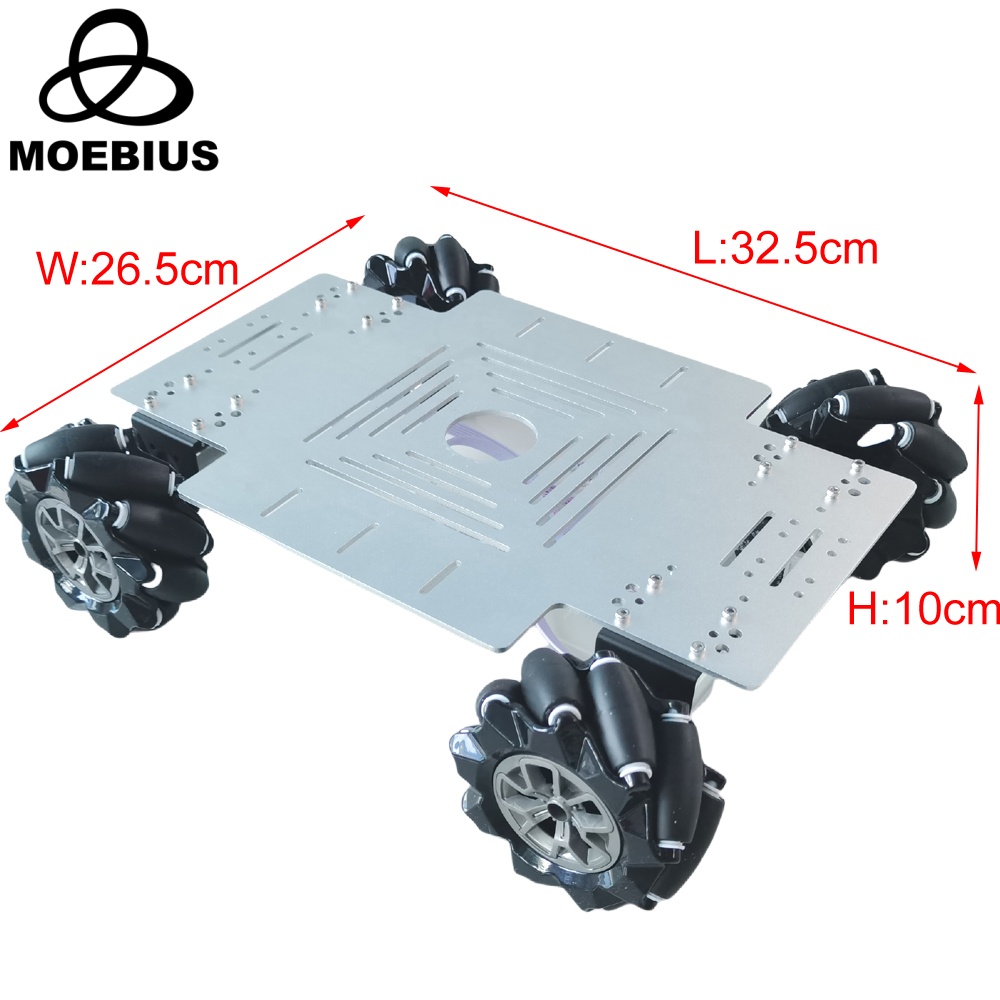 25KG Load 4WD Mecanum Wheel Ro - огляд і ціна Diy Kit Elektronik