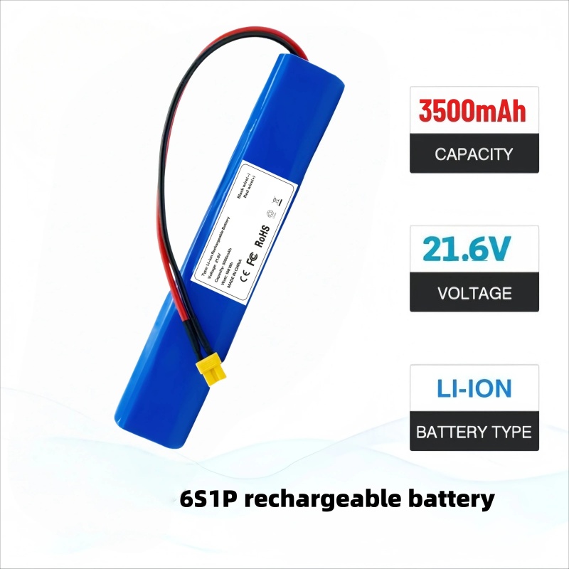 6S1P 21.6V 6000mAh Rechargeabl - огляд і ціна Diy Electronics Test Equipment