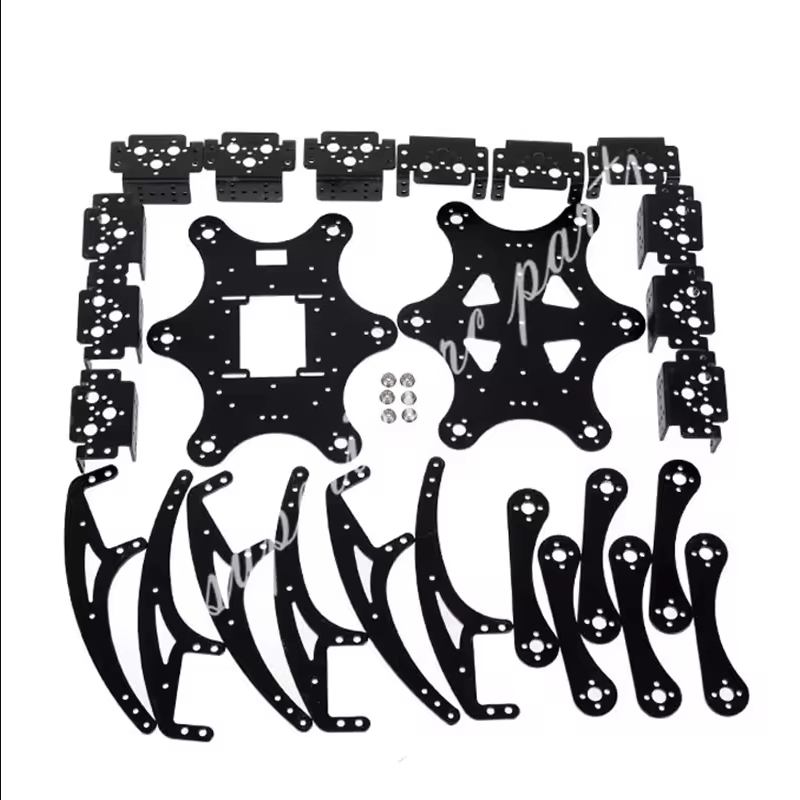18 DOF Aluminium Hexapod Spide - огляд і ціна Diy Kit Elektronik