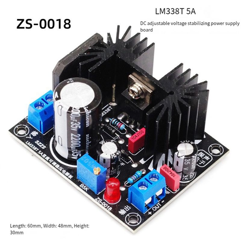 ABNR Adjustable Linear Regulat - огляд і ціна Diy Electronics Filament
