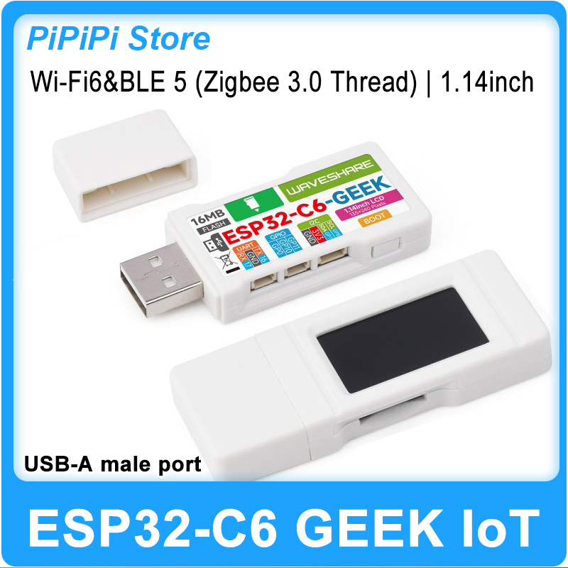 ESP32-C6 GEEK Development Boar - огляд і ціна Diy With Electronics