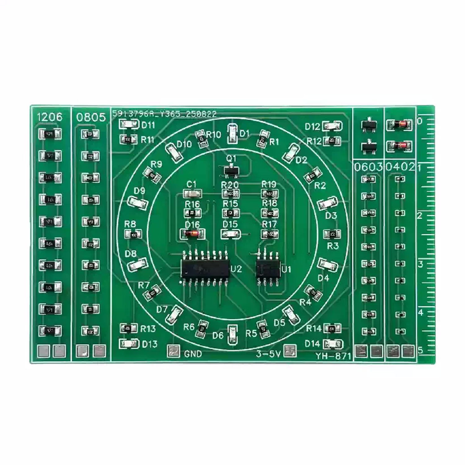 CD4017 Running Led Light Kit S - огляд і ціна Diy Electronics Kits For Beginners
