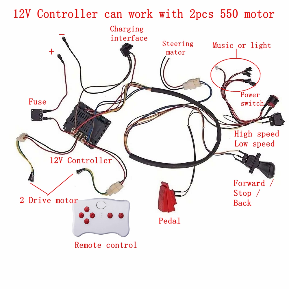 Child electric car DIY modifie - огляд і ціна Diy Kit Elektronik