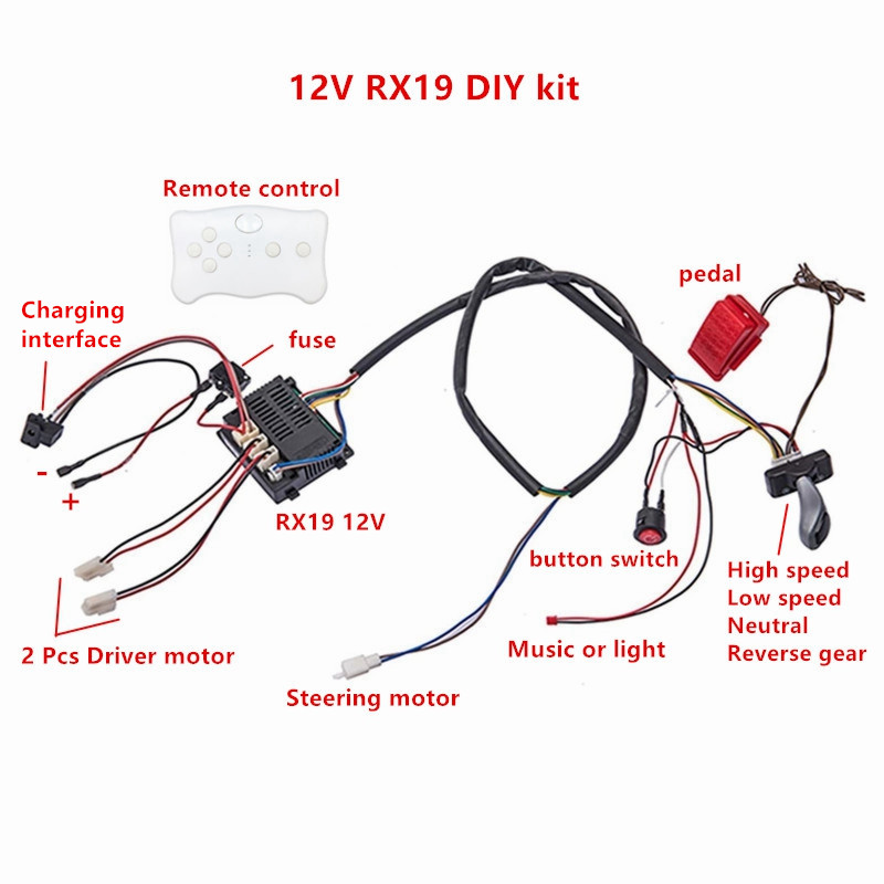 Child electric car DIY modifie - огляд і ціна Diy Kit Elektronik