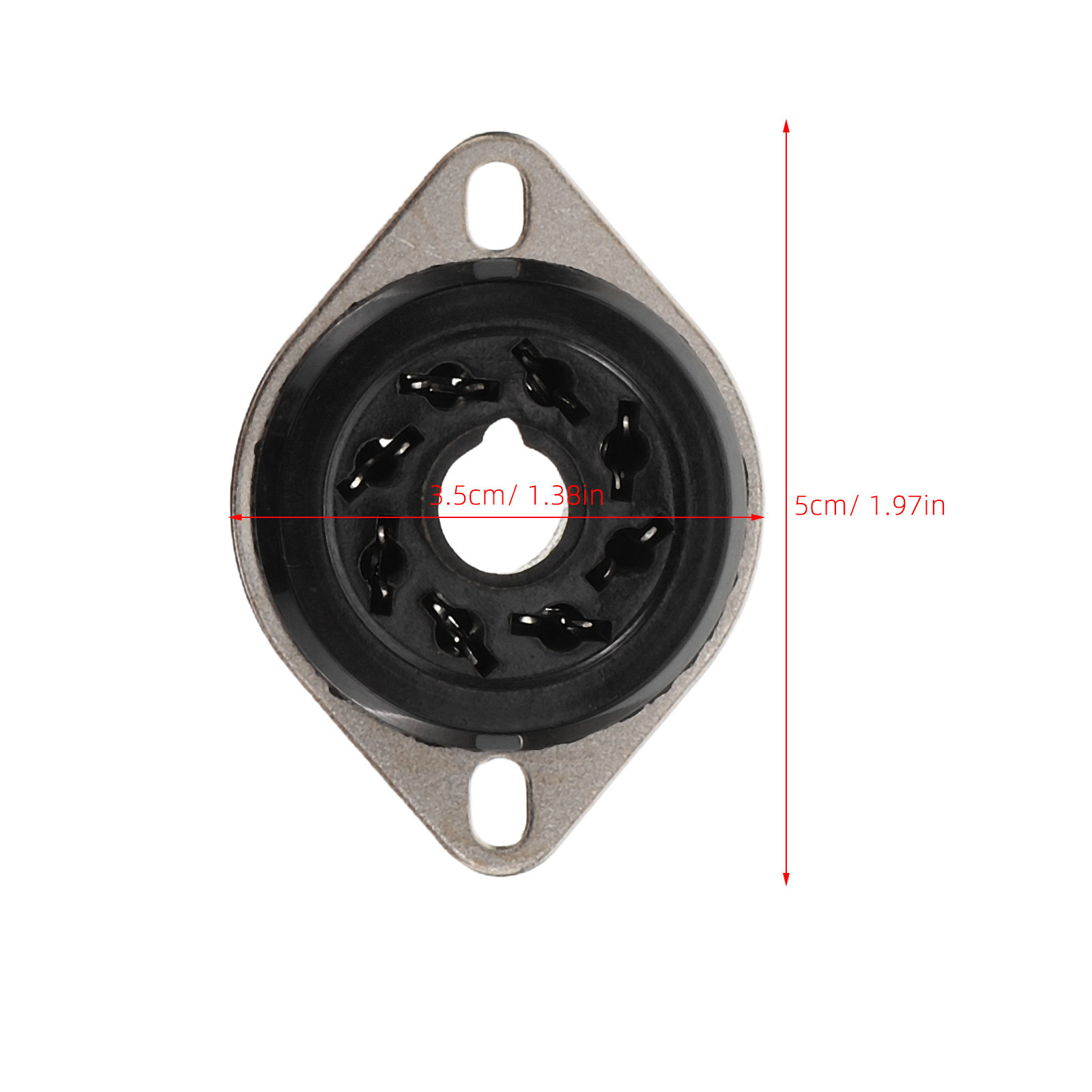 5Pcs Bakelite 8Pin Tube Socket - огляд і ціна Diy Electronics Tpu