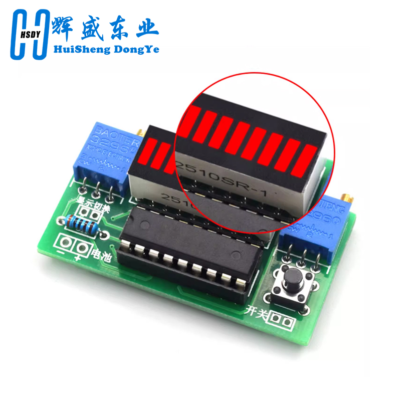 LM3914 10 Segment 3.7V Lithium - огляд і ціна Diy Electronics Test Equipment
