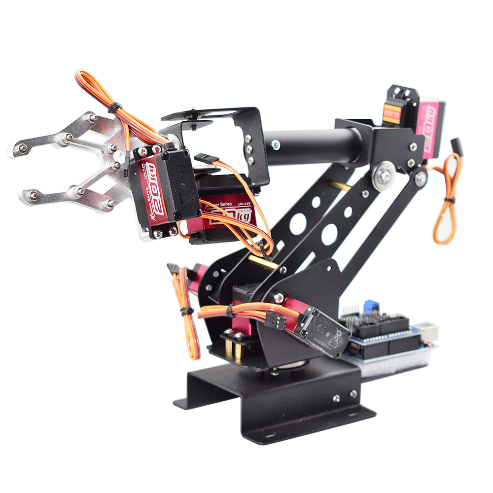 Ps2 Control 6 DOF Robotic Arm  - огляд і ціна Diy Kit Elektronik