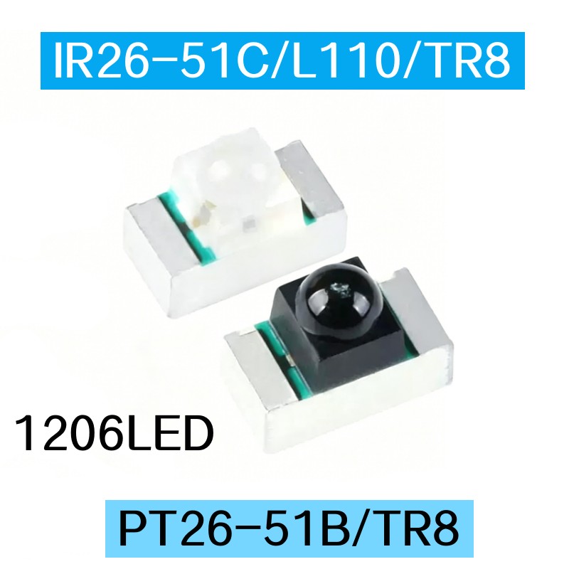 50pcs PT26-51B/TR8 IR26-51C/L1 - огляд і ціна Ir Infrared Receiver