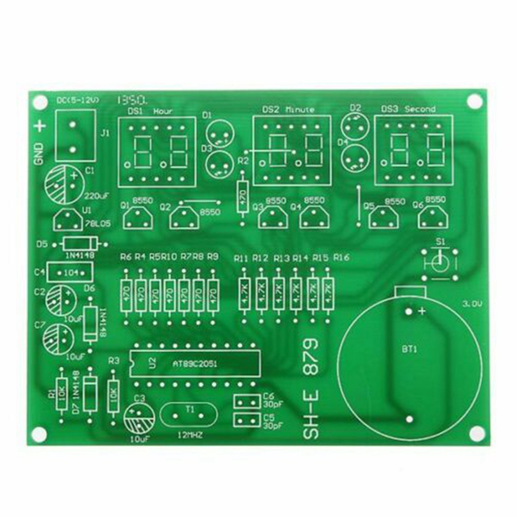 T31C-3 Set AT89C2051 6 Digital - огляд і ціна Diy Electronics Flux