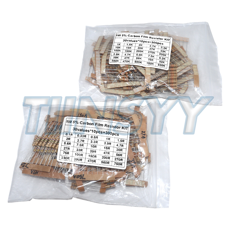 300PCS Resistor Kit 1W 5% Carb - огляд і ціна Diy Electronics For Beginners