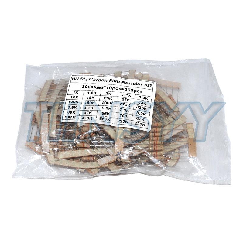 300PCS Resistor Kit 1W 5% Carb - огляд і ціна Diy Electronics For Beginners