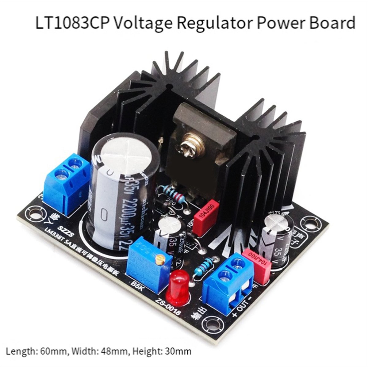 TCE Adjustable Linear Regulate - огляд і ціна Diy Electronics Filament