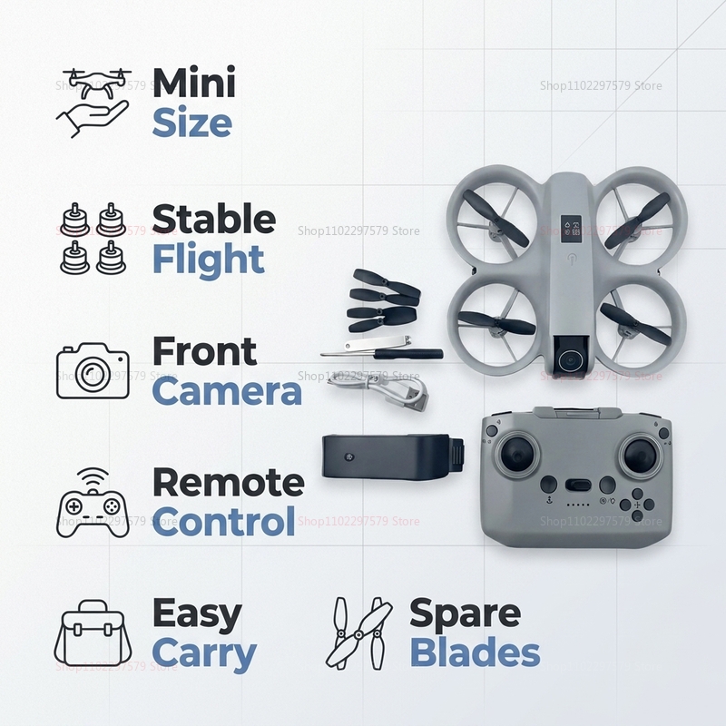 Mini Drone with 8K HD Camera F - огляд і ціна Diy Drone Electronics Kit