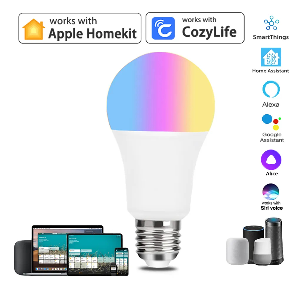 9W WiFi Homekit Light Lamp E27 - огляд і ціна Diy Home Electronics