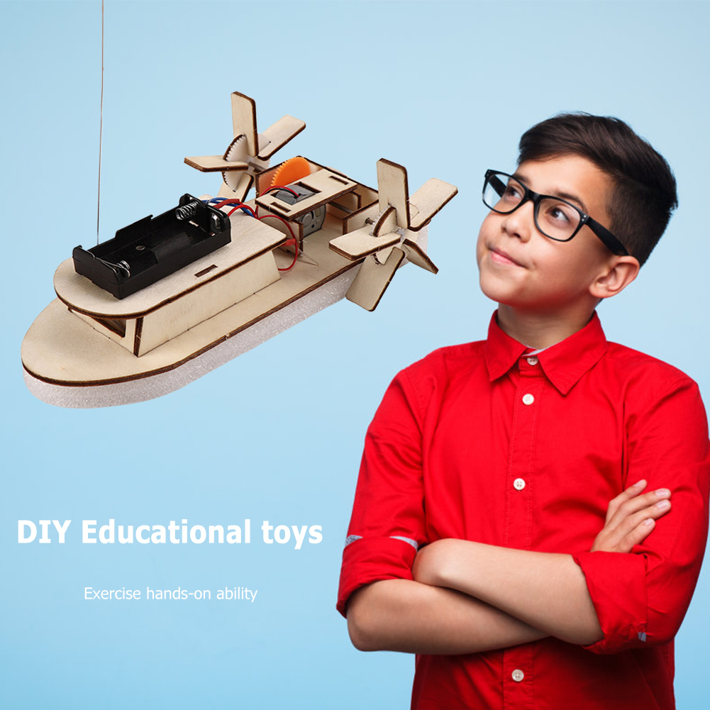 DIY Boat Model Science Toys Ki - огляд і ціна Diy Electronics For Kids
