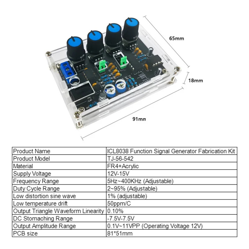 DIY ICL8038 Multifunctional Lo - огляд і ціна Diy Electronics For Kids