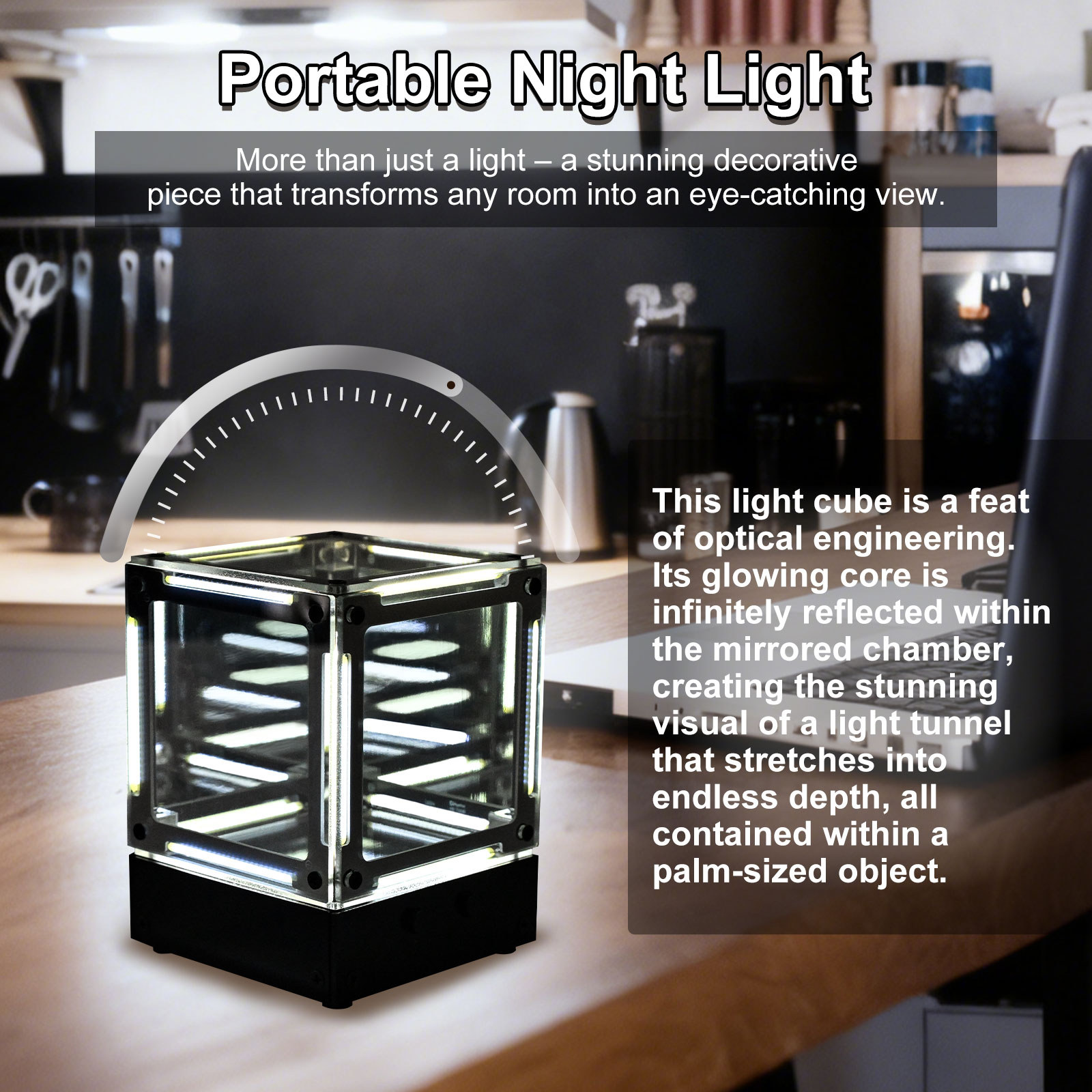 DIY LED Filament Cube Light So - огляд і ціна Diy Electronics Filament