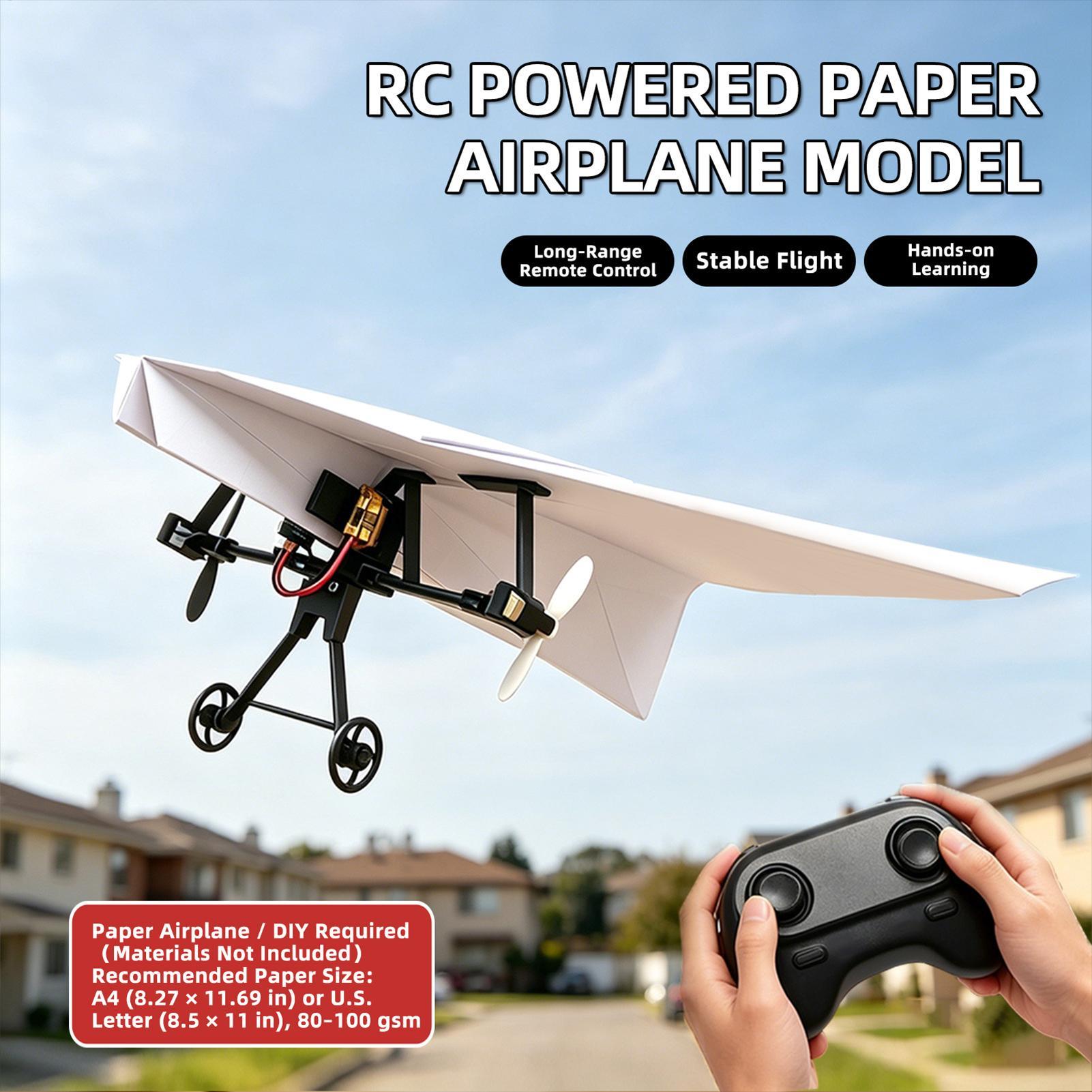 DIY RC Paper Airplane Kit Plan - огляд і ціна Diy Kit Elektronik