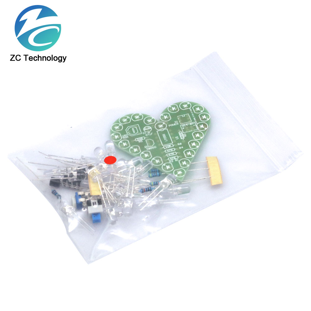 DIY Kit Heart Shape Breathing  - огляд і ціна Diy Electronics For Kids