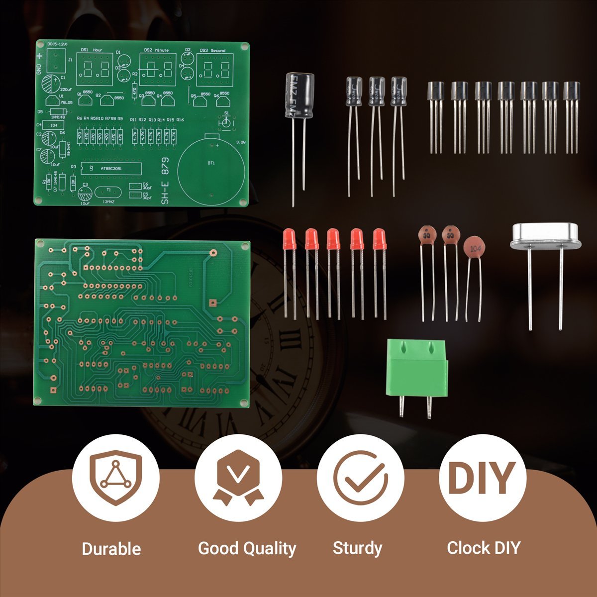 A003 AT89C2051 6 Digital LED D - огляд і ціна Diy Electronics Flux