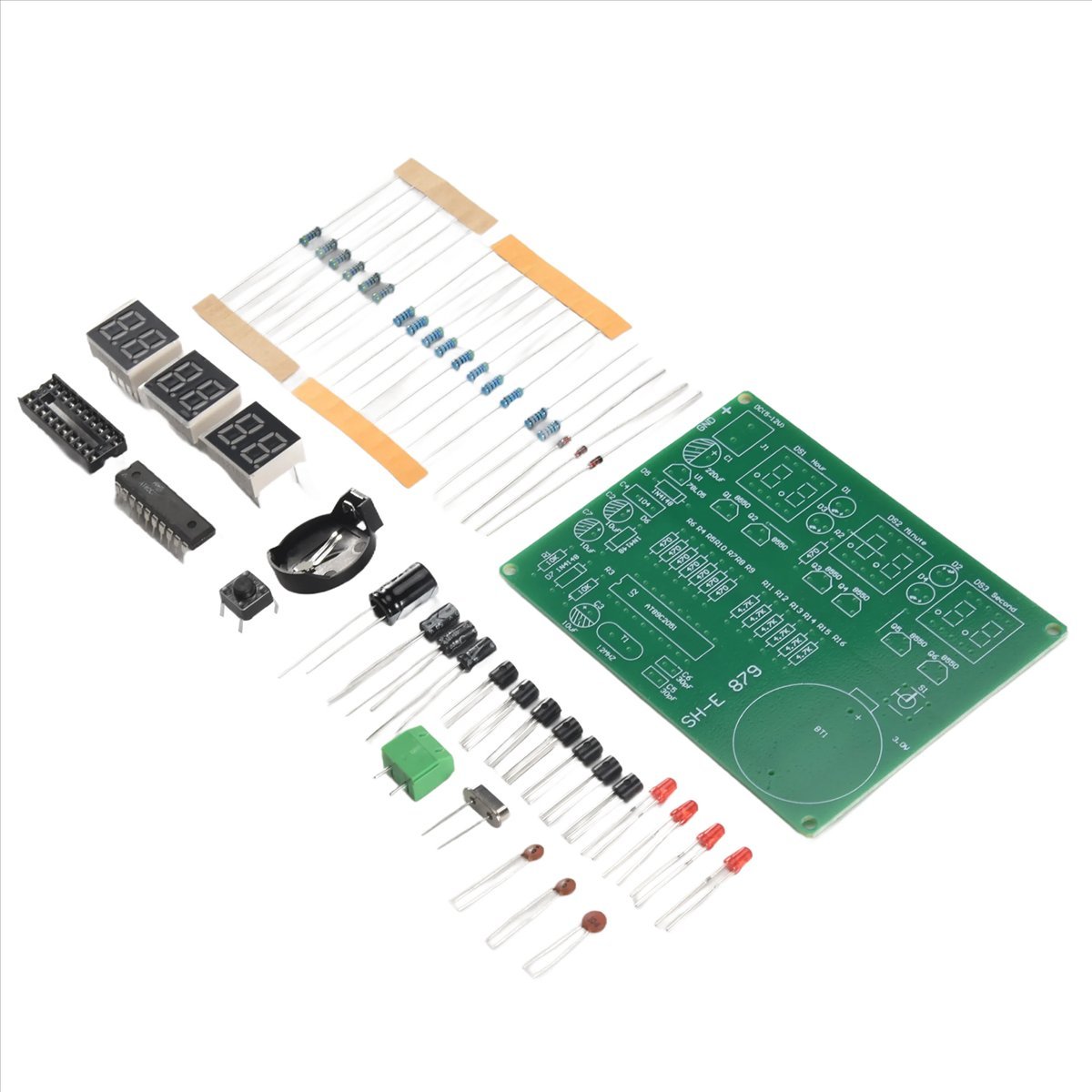 A003 AT89C2051 6 Digital LED D - огляд і ціна Diy Electronics Flux