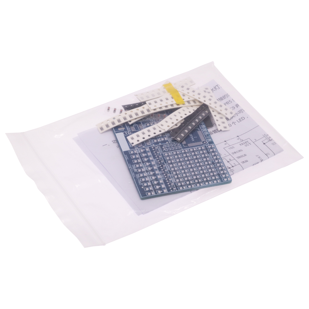 SMD NE555 CD4017 Rotating Flas - огляд і ціна Diy Electronics For Beginners