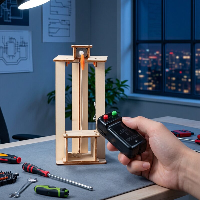 DIY Electric Elevator Lift Mod - огляд і ціна Diy Kit Elektronik
