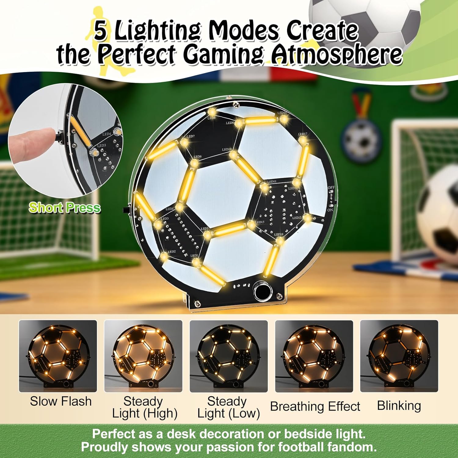 DIY Soccer Ball LED Soldering  - огляд і ціна Diy Electronics Filament