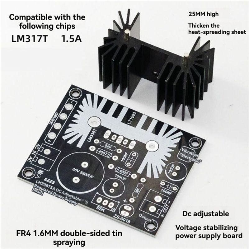 M52K-LM317 Adjustable Linear R - огляд і ціна Diy Electronics Filament