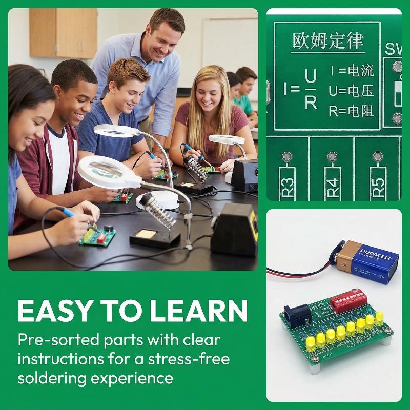 Electronic DIY Soldering Pract - огляд і ціна Diy Electronics Kits For Beginners