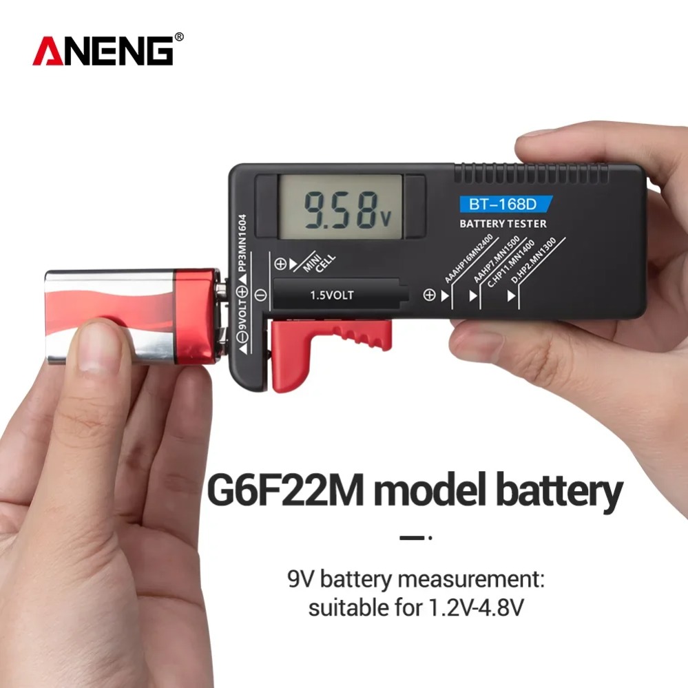 Battery Tester ANENG BT-168/ B - огляд і ціна Diy Electronics Test Equipment