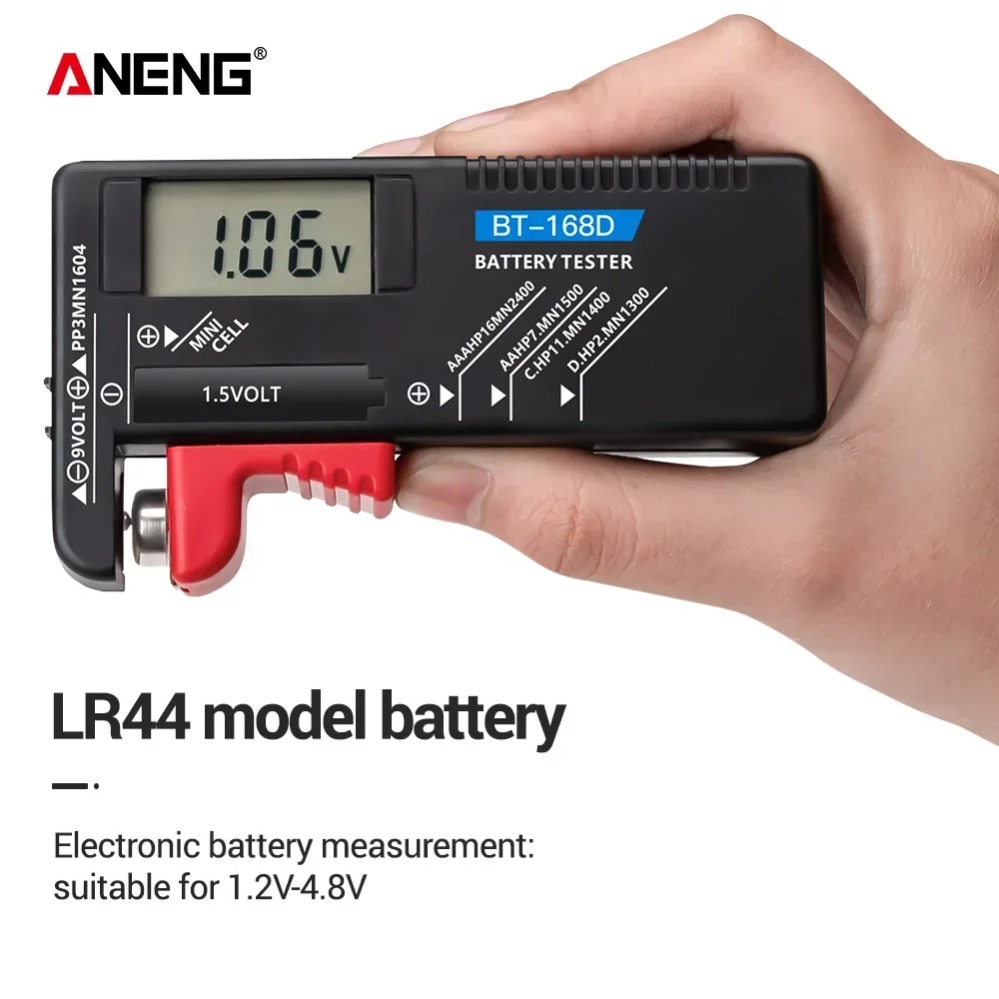 Battery Tester ANENG BT-168/ B - огляд і ціна Diy Electronics Test Equipment
