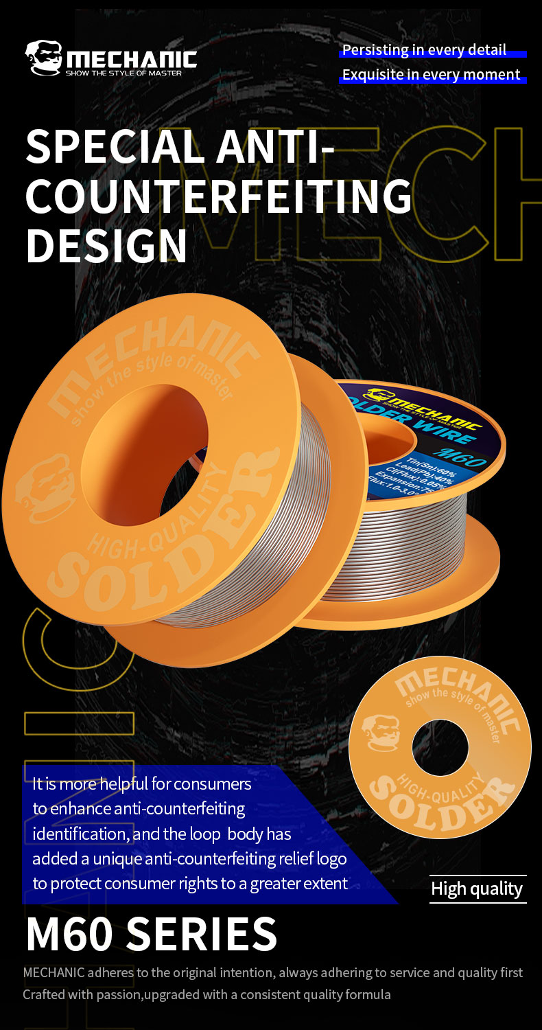 MECHINC OFFICIAL Solder Wire M - огляд і ціна Diy Electronics Flux