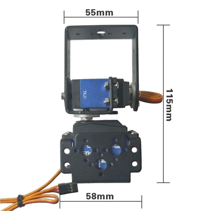2 DOF Robotic Pan And Tilt Ser - огляд і ціна Diy Kit Elektronik