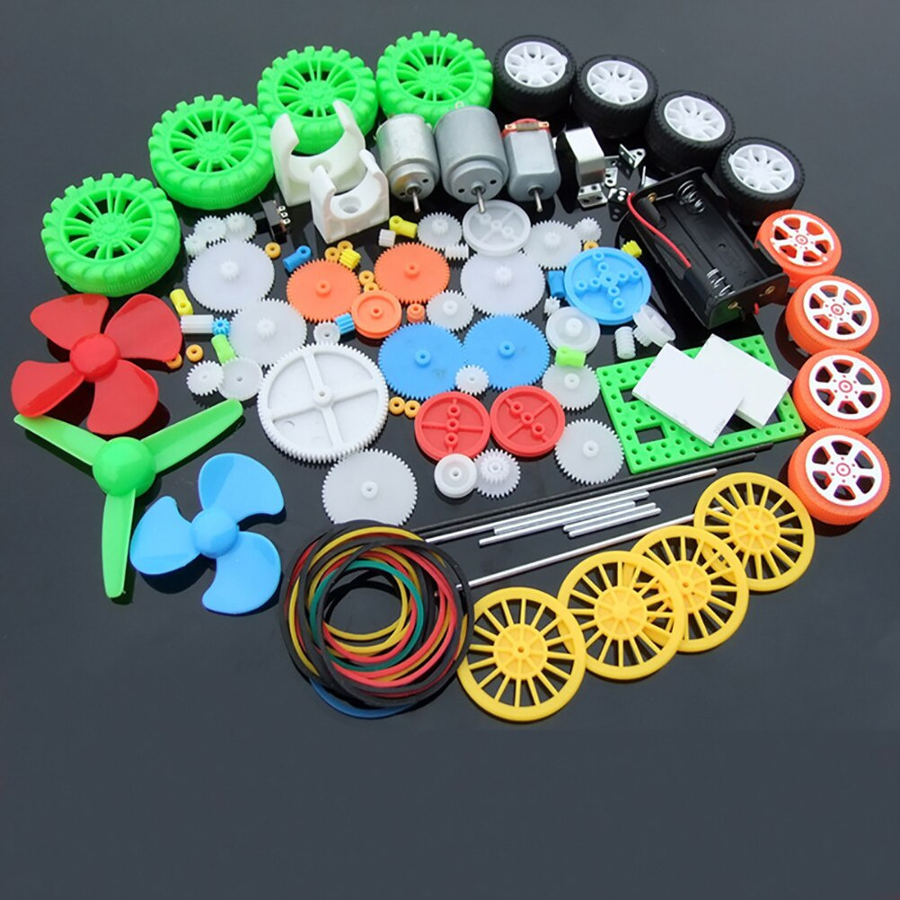 112pcs DC Motor Kit Electric M - огляд і ціна Diy Kit Elektronik