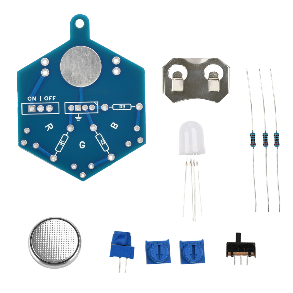 RGB LED Light Circuit Board We - огляд і ціна Diy Electronics Kits For Beginners